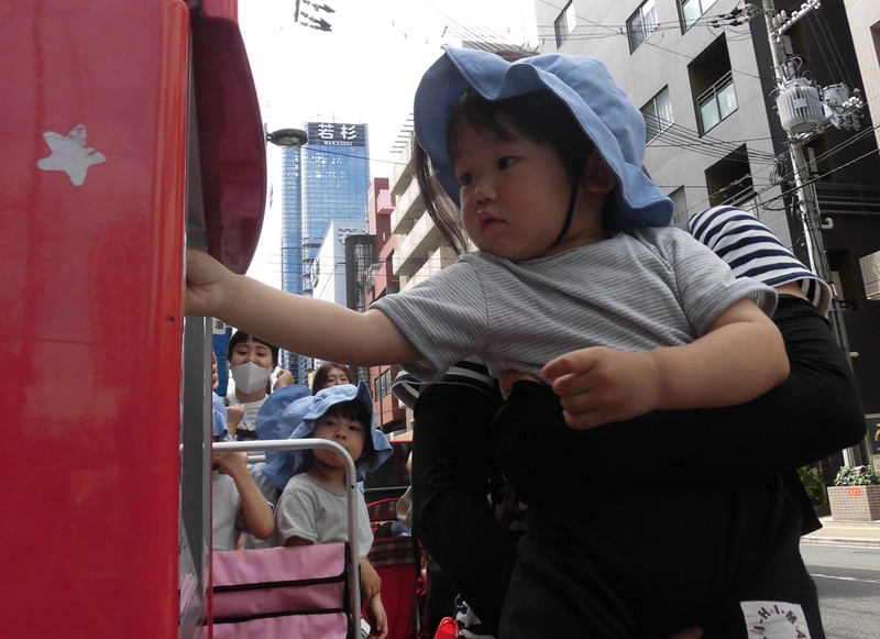 敬老の日のハガキを投函📪✨