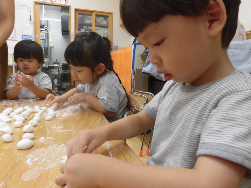 お月見団子づくり🎑