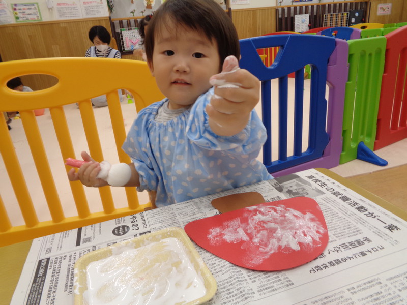 絵具でもペイントしたよ💕