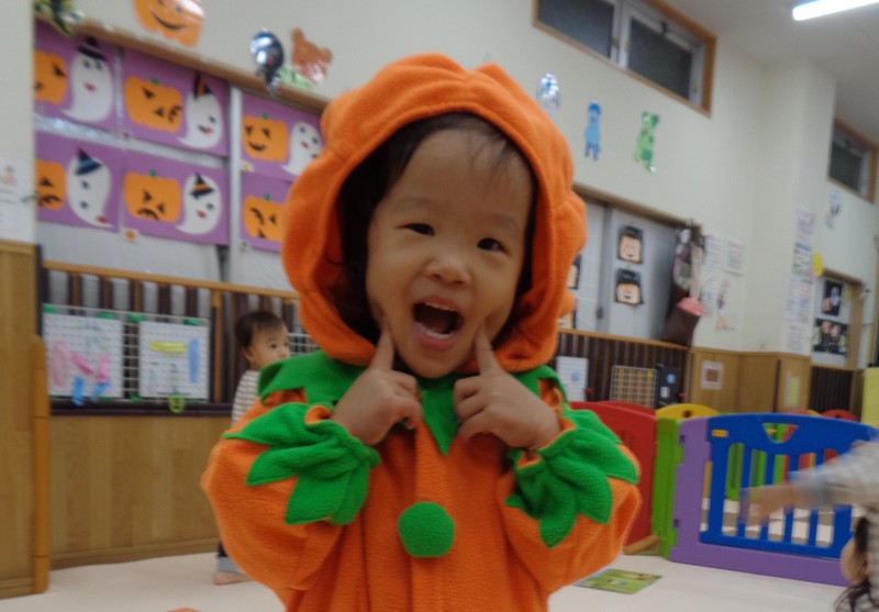 なんてかわいいかぼちゃさん🎃💕