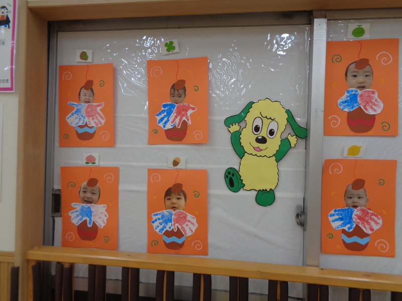 ひよこ組11月制作「みのむし」🍂