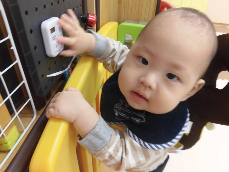 ボタン押すの楽しいね☺