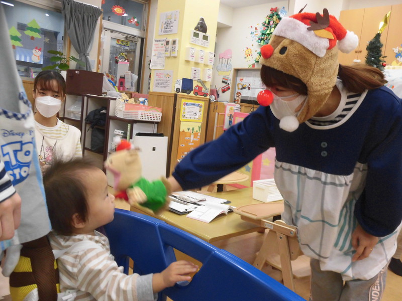 トナカイさんが遊びにきたよ👀❕