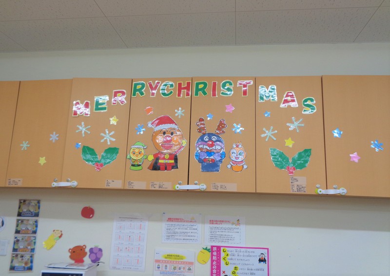 アンパンマンもクリスマスver.です🎅