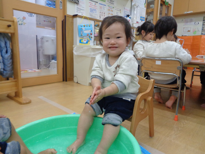 足湯気持ち良いね〜♨