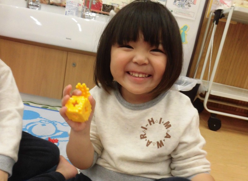 消毒液のボトルをつくったよ😊