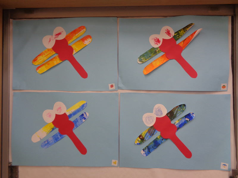 ９月うさぎぱんだ組制作「とんぼ」🍁