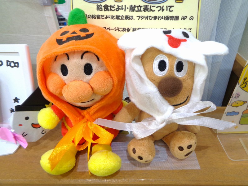 アンパンマンたちも仮装中🎃👻