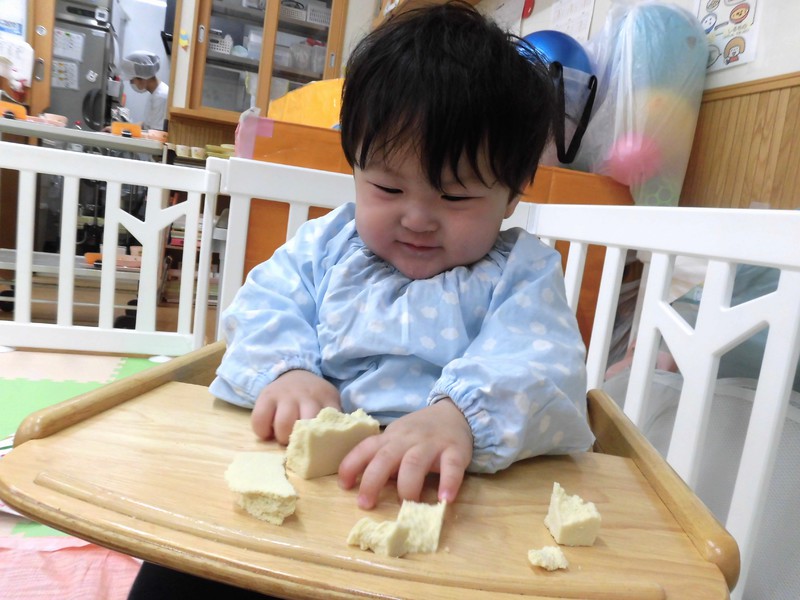 お水に戻すとやわらかくなったよ😊