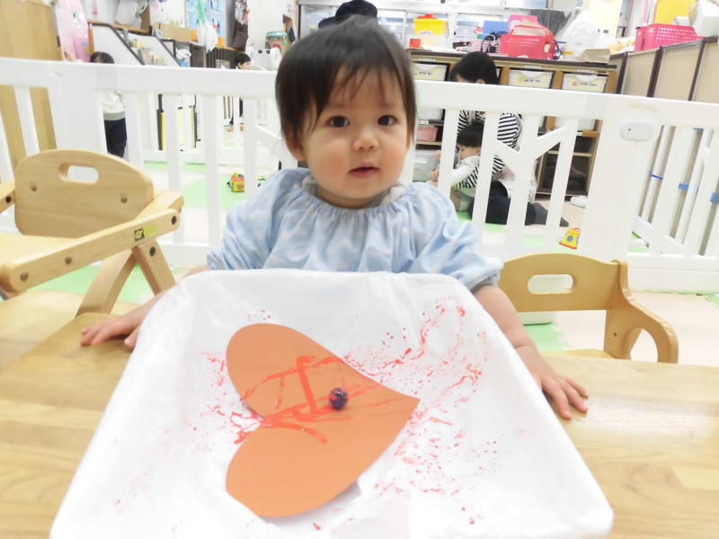 ビー玉ころころペイントしたよ💗