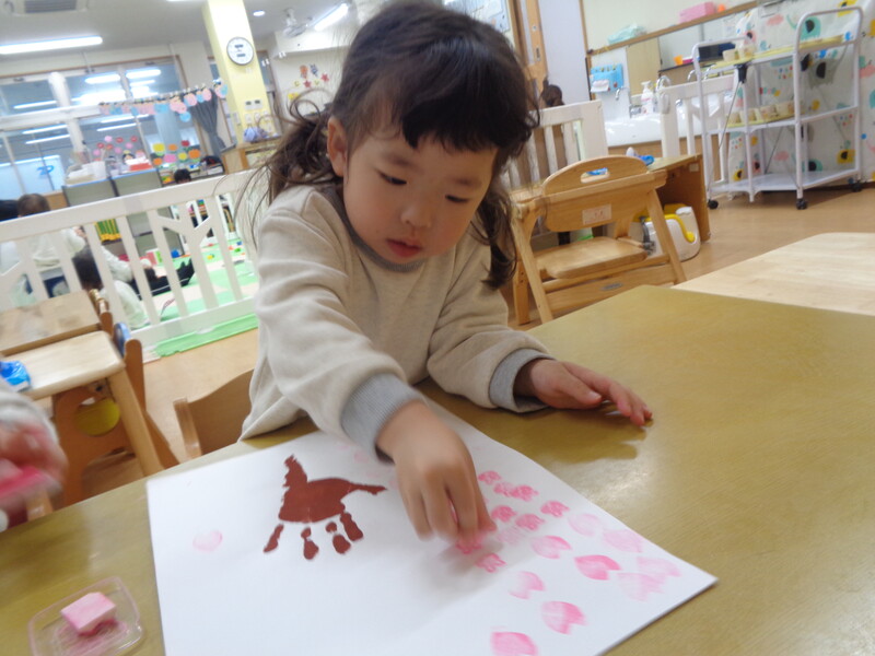 桜がたくさん🌸もうすぐ春だね❤